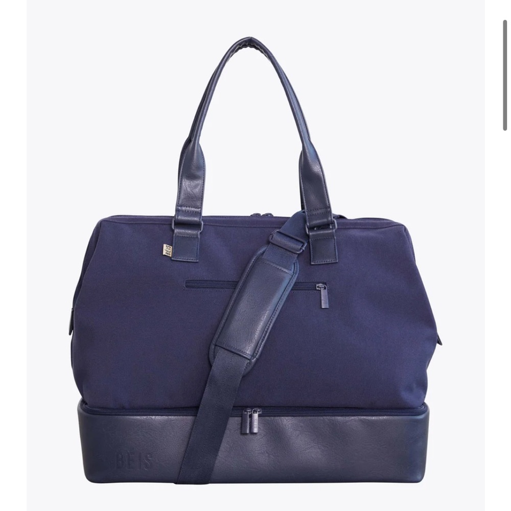 Navy Beis Weekender Bag